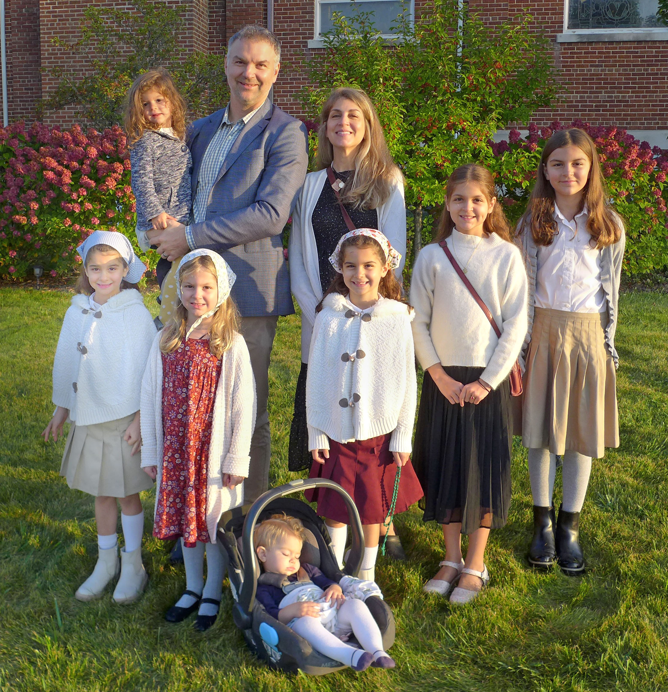scott family- outside church
