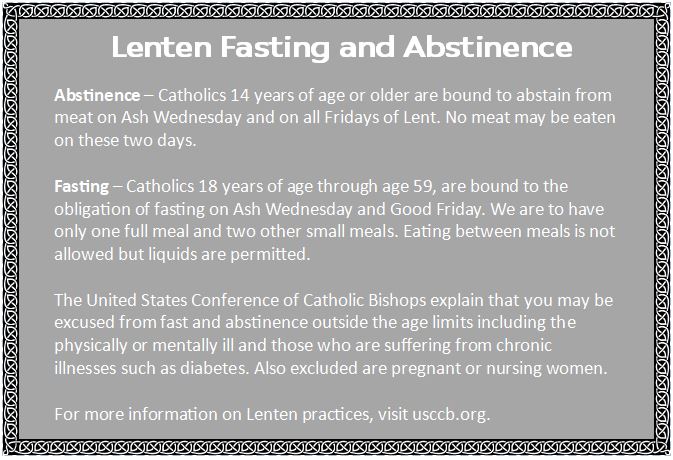 Lenten Practices