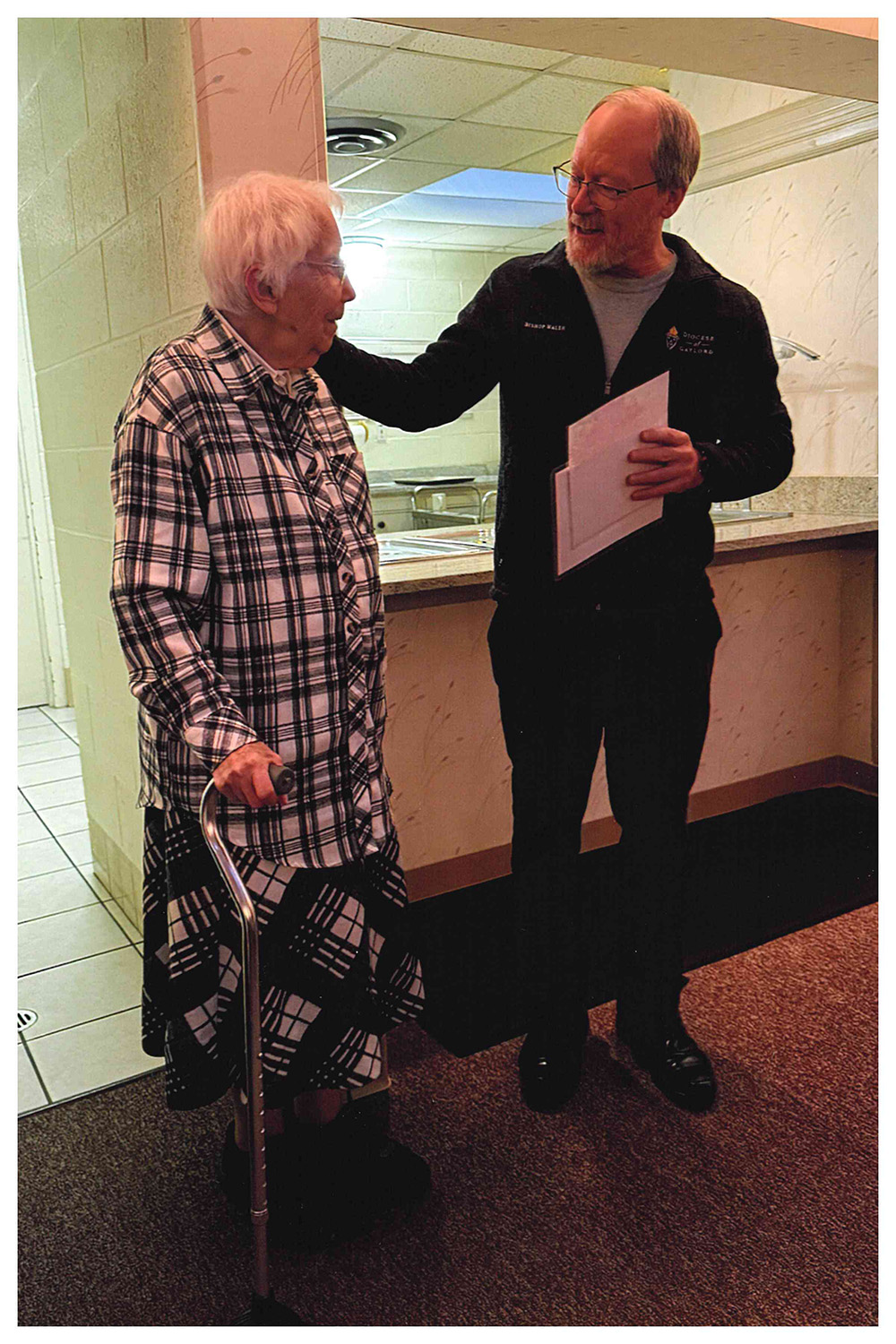 Sister Rosalie and Bishop Walsh