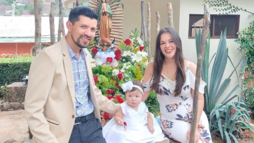 sergio and his wife and daughter