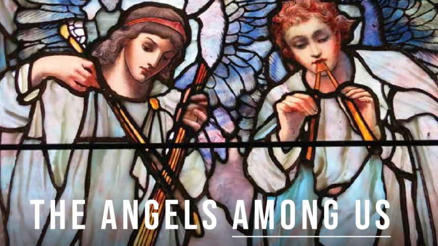 stained glass angels