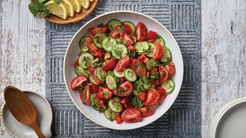 bowl of Jerusalem Salad