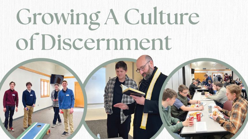 various pictures of vocation events