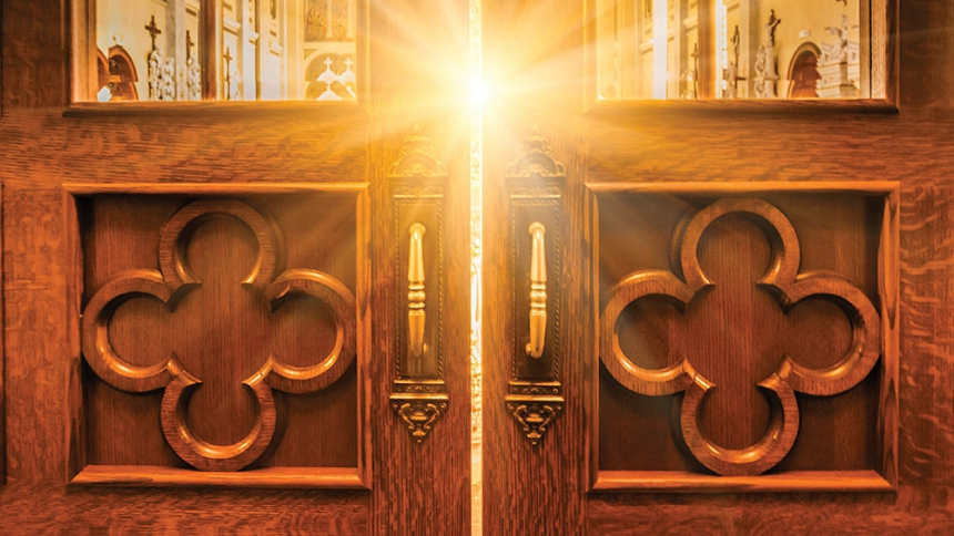 church doors