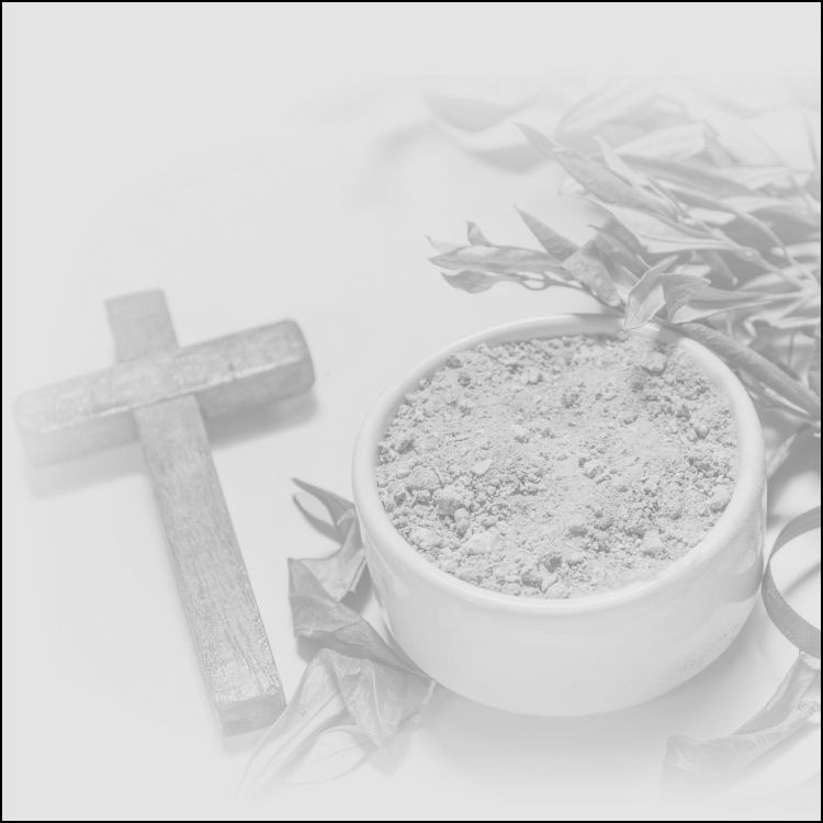 Gray Lent 2.5 x 2.5 Square- BW