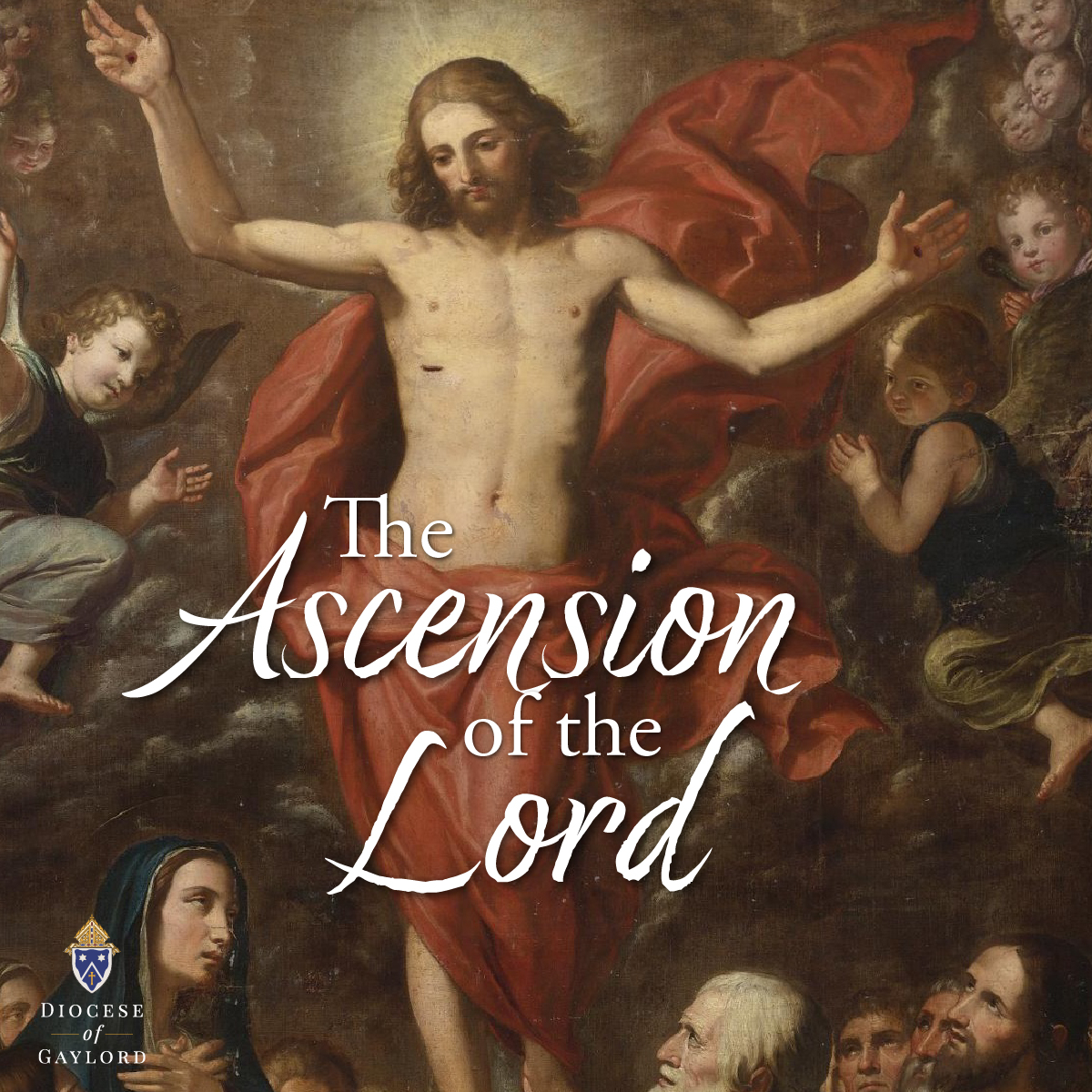 painting of Jesus ascending