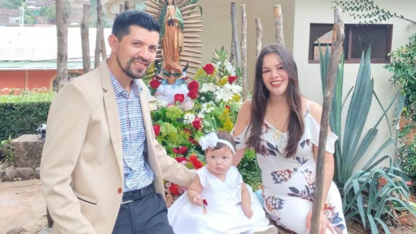 sergio and his wife and daughter