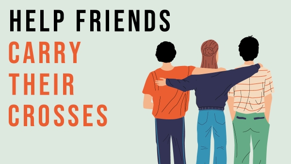 graphic of friends