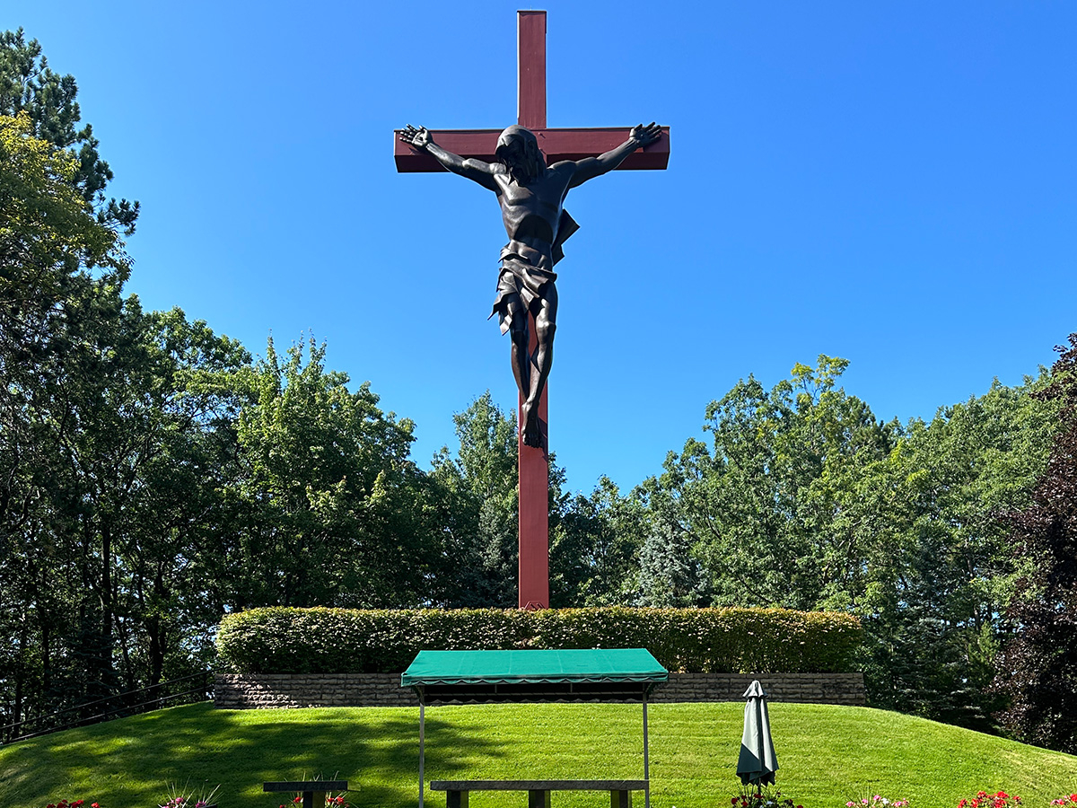 cross in the woods shrine indian river mi